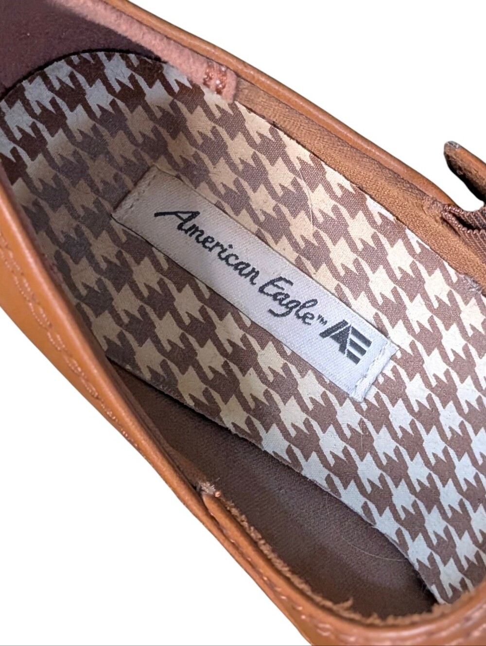 American Eagle Outfitters Tan Mary Jane Heels with Round Buckle Size 6 Corpcore - Picture 3 of 4